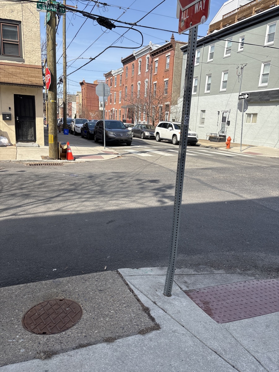 Photographic documentation of the work as submitted to the city's 311 record.