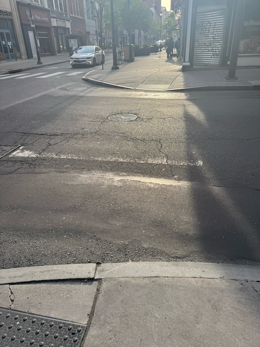 Photographic documentation of the work as submitted to the city's 311 record.