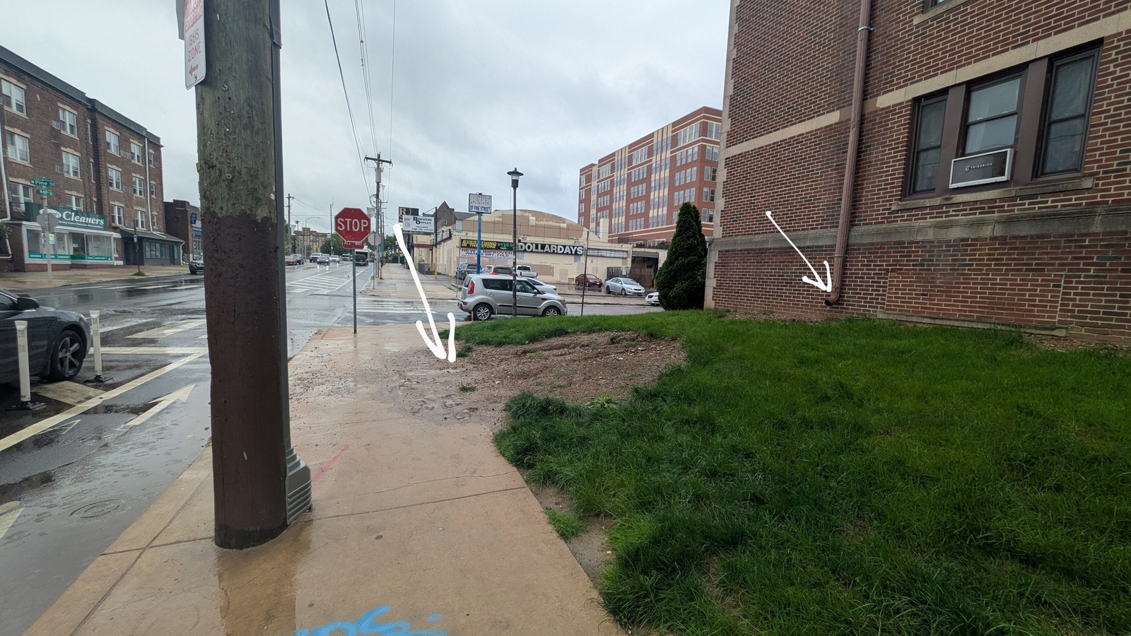 Photographic documentation of the work as submitted to the city's 311 record.