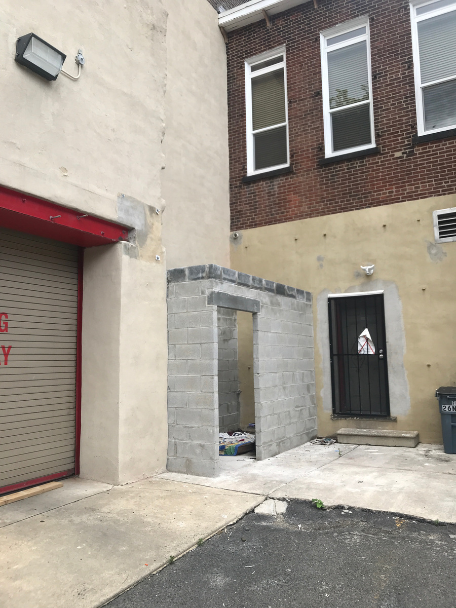 Photographic documentation of the work as submitted to the city's 311 record.