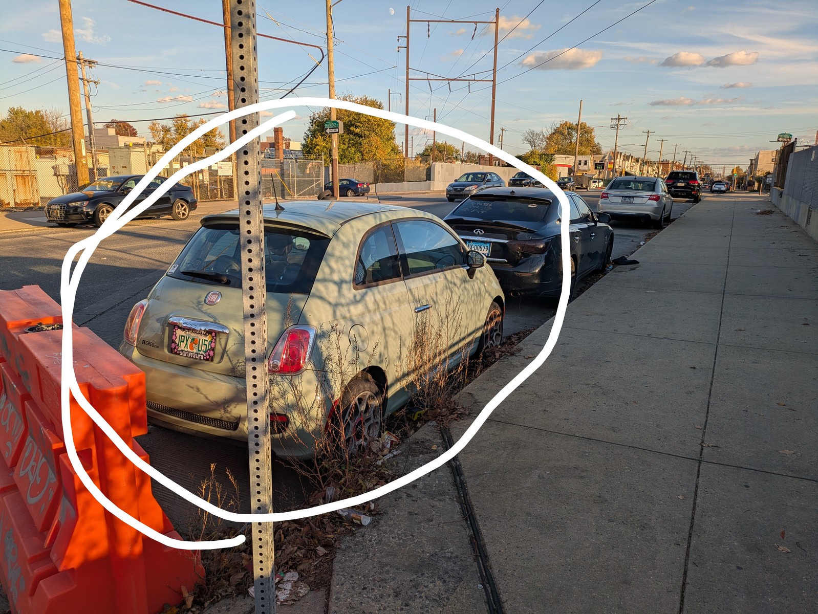 Photographic documentation of the work as submitted to the city's 311 record.
