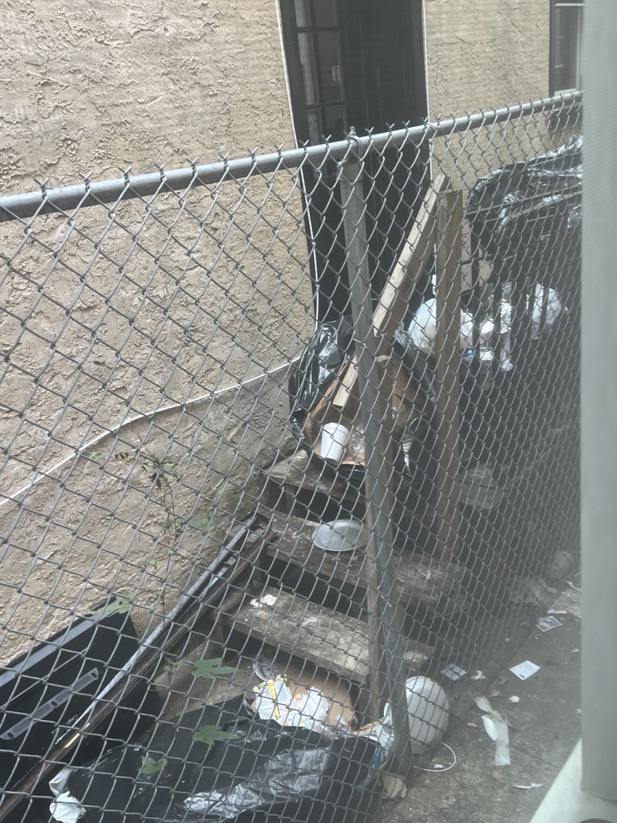 Photographic documentation of the work as submitted to the city's 311 record.