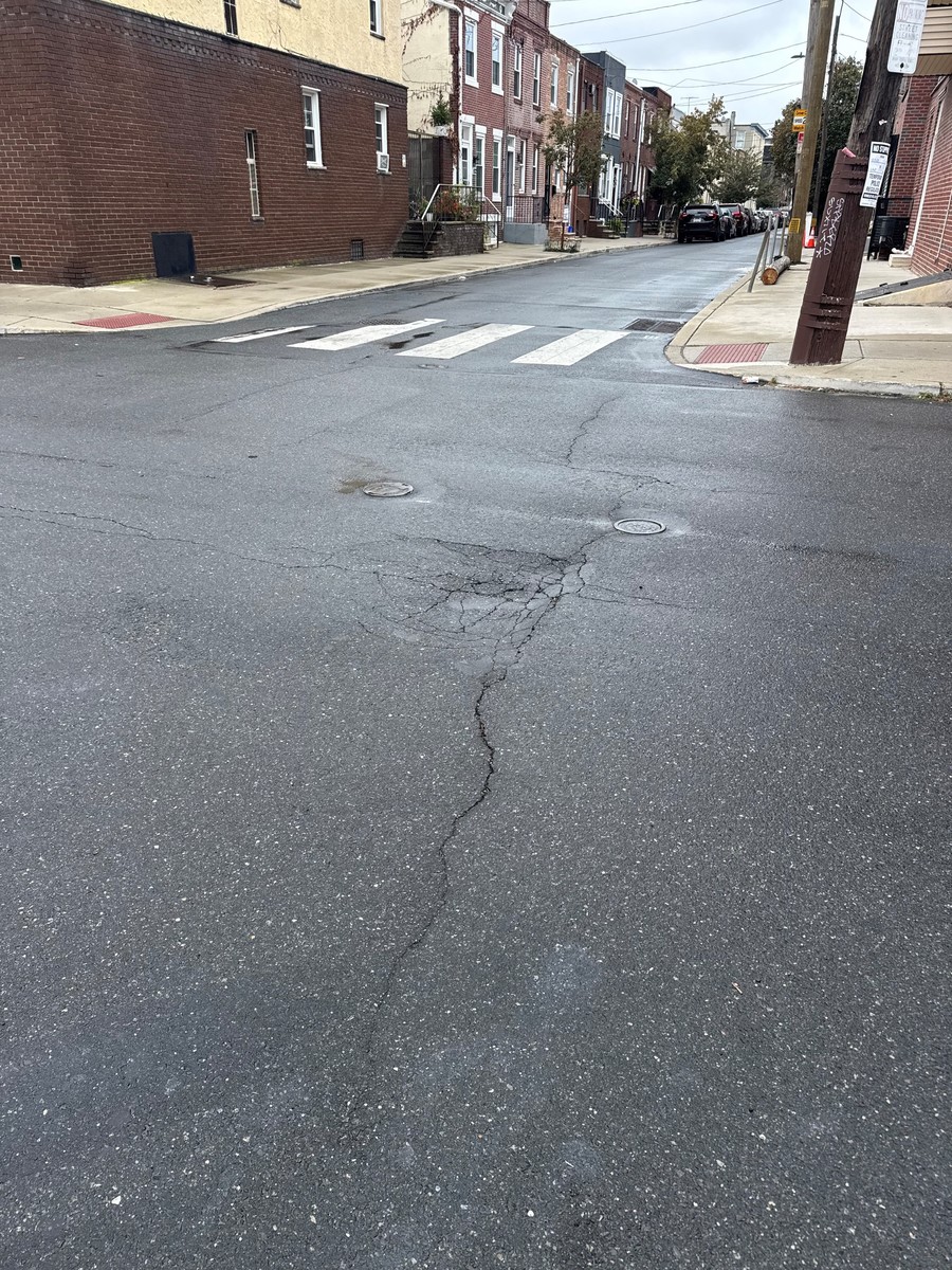 Photographic documentation of the work as submitted to the city's 311 record.