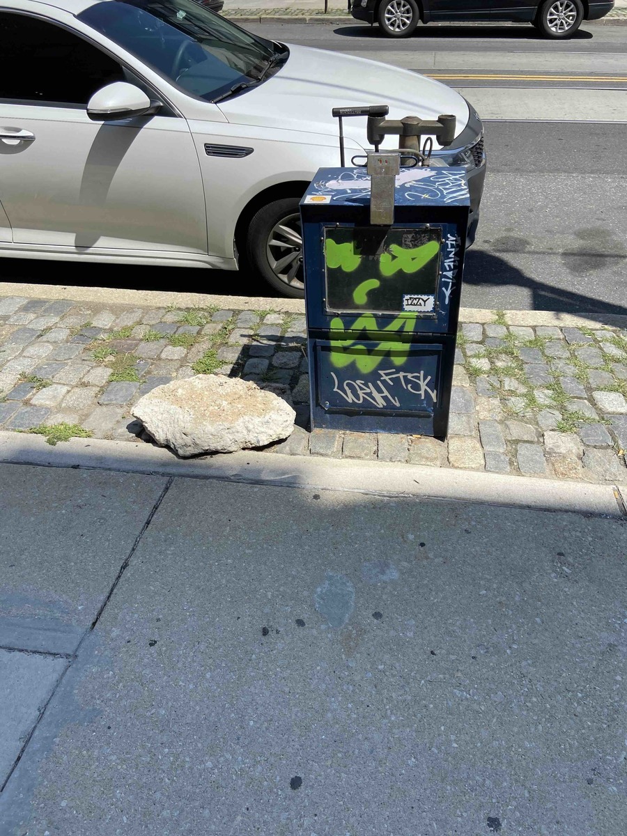 Photographic documentation of the work as submitted to the city's 311 record.