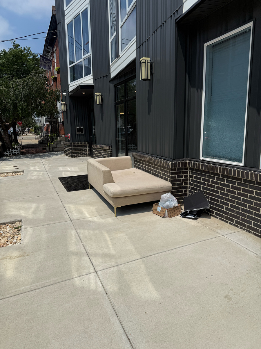 Photographic documentation of the work as submitted to the city's 311 record.