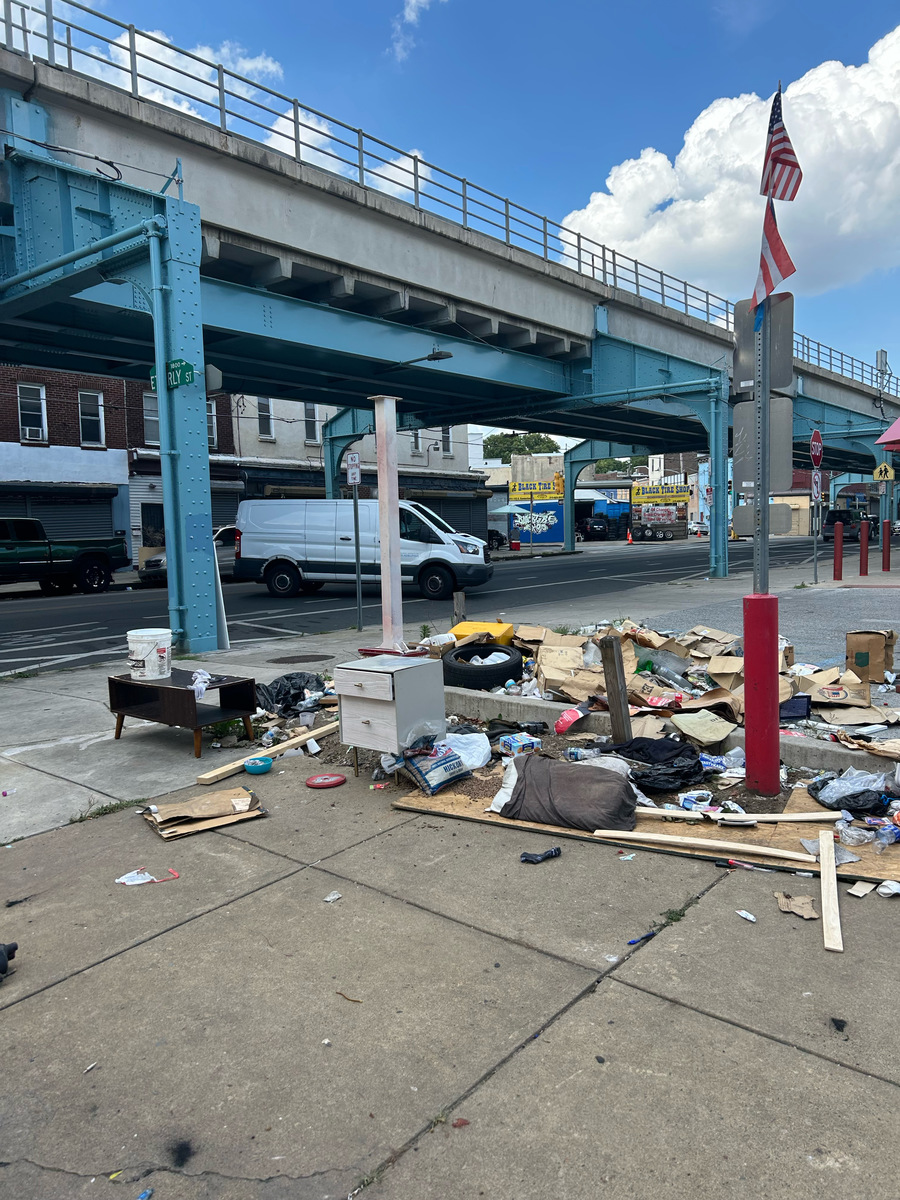 Photographic documentation of the work as submitted to the city's 311 record.