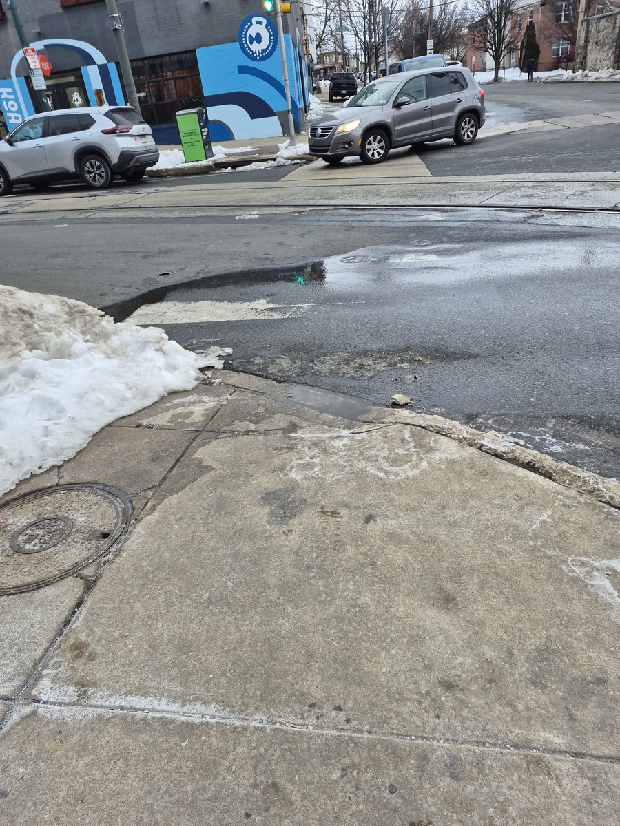 Photographic documentation of the work as submitted to the city's 311 record.
