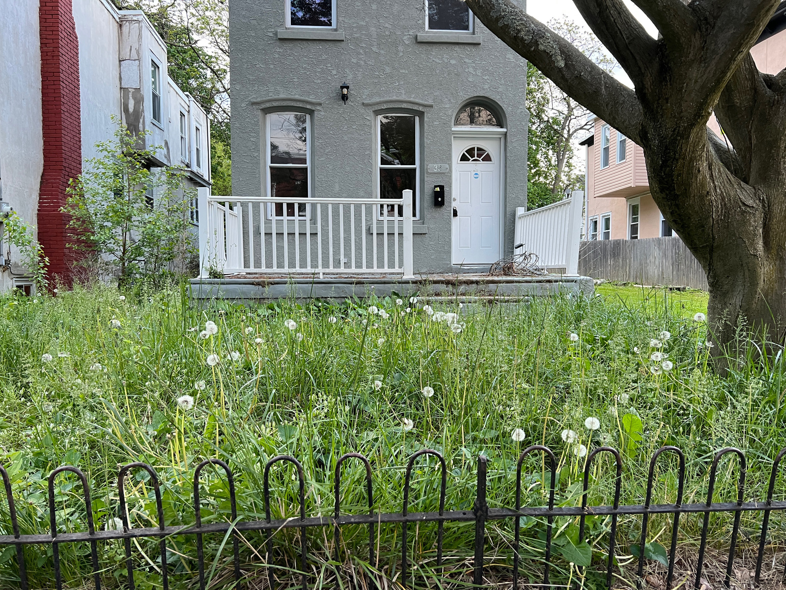 Photographic documentation of the work as submitted to the city's 311 record.