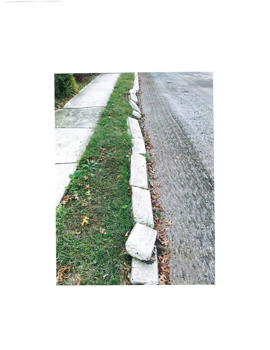Photographic documentation of the work as submitted to the city's 311 record.