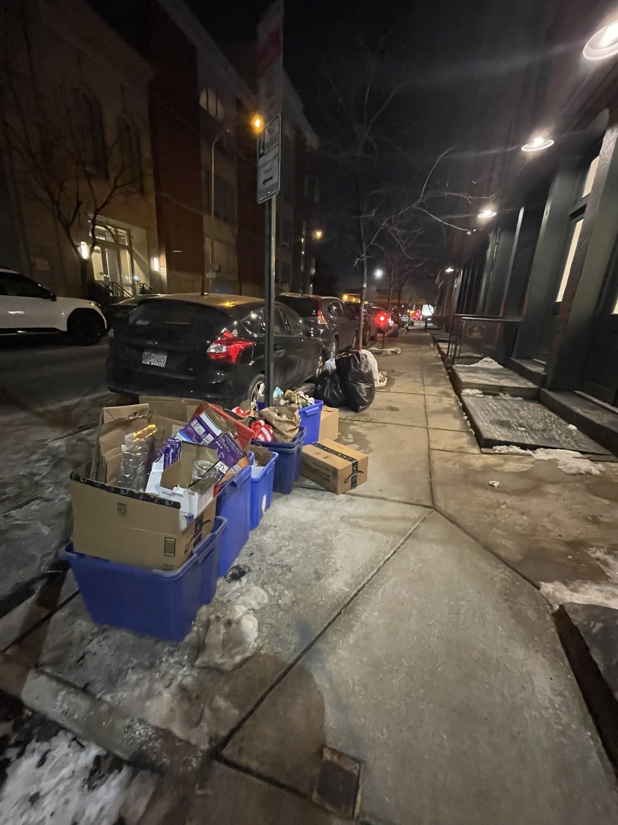 Photographic documentation of the work as submitted to the city's 311 record.