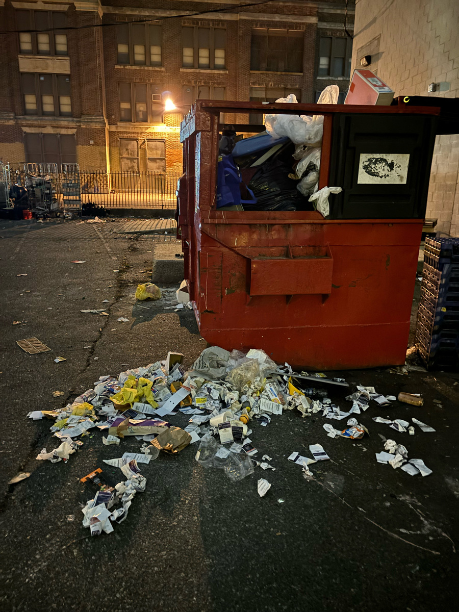 Photographic documentation of the work as submitted to the city's 311 record.