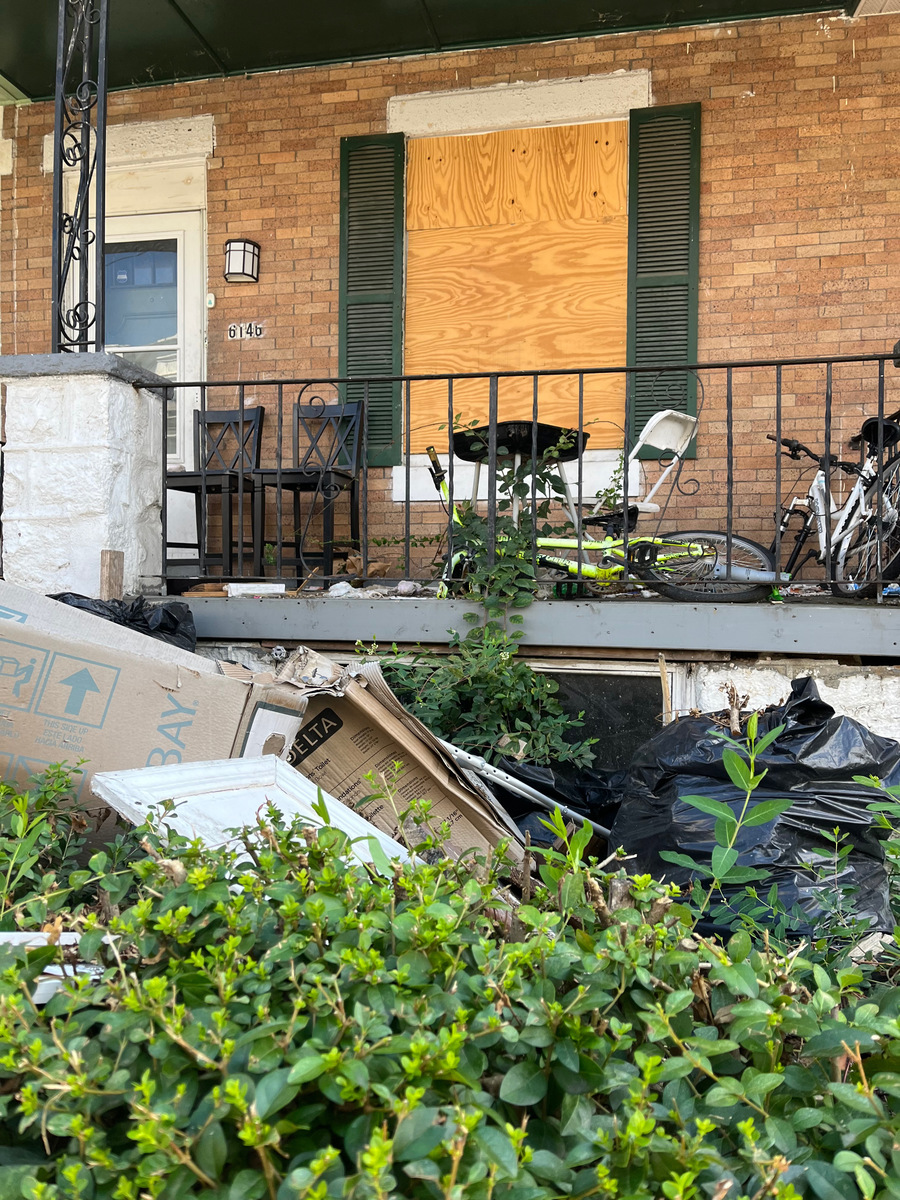 Photographic documentation of the work as submitted to the city's 311 record.