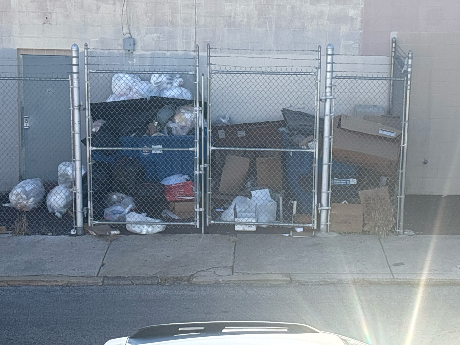 Photographic documentation of the work as submitted to the city's 311 record.