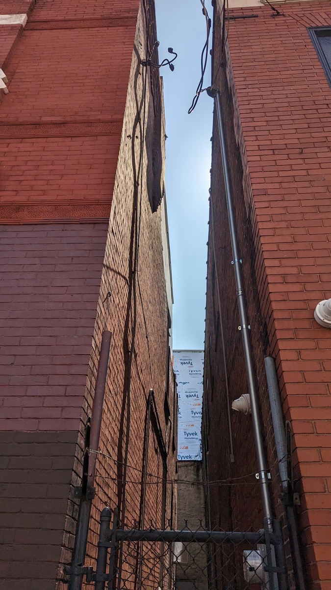 Photographic documentation of the work as submitted to the city's 311 record.