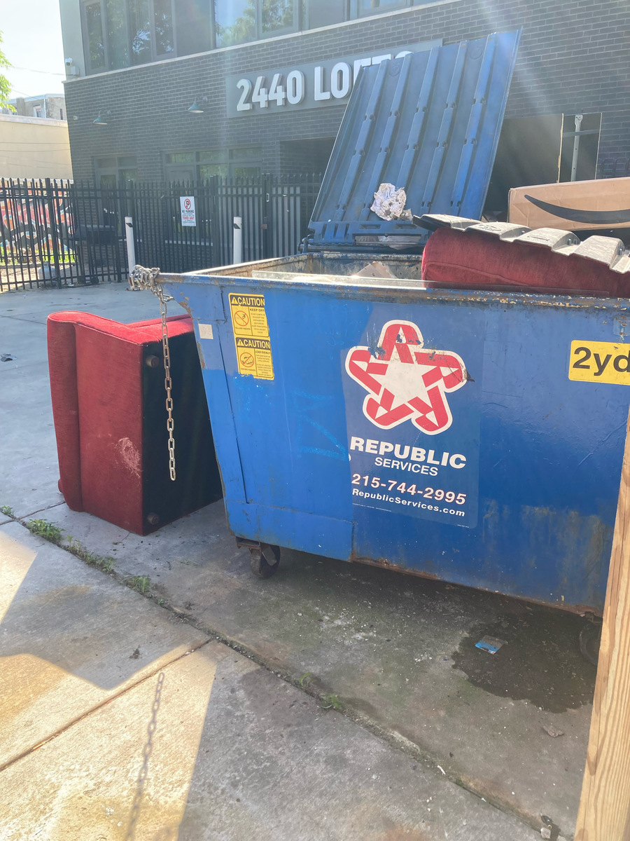 Photographic documentation of the work as submitted to the city's 311 record.