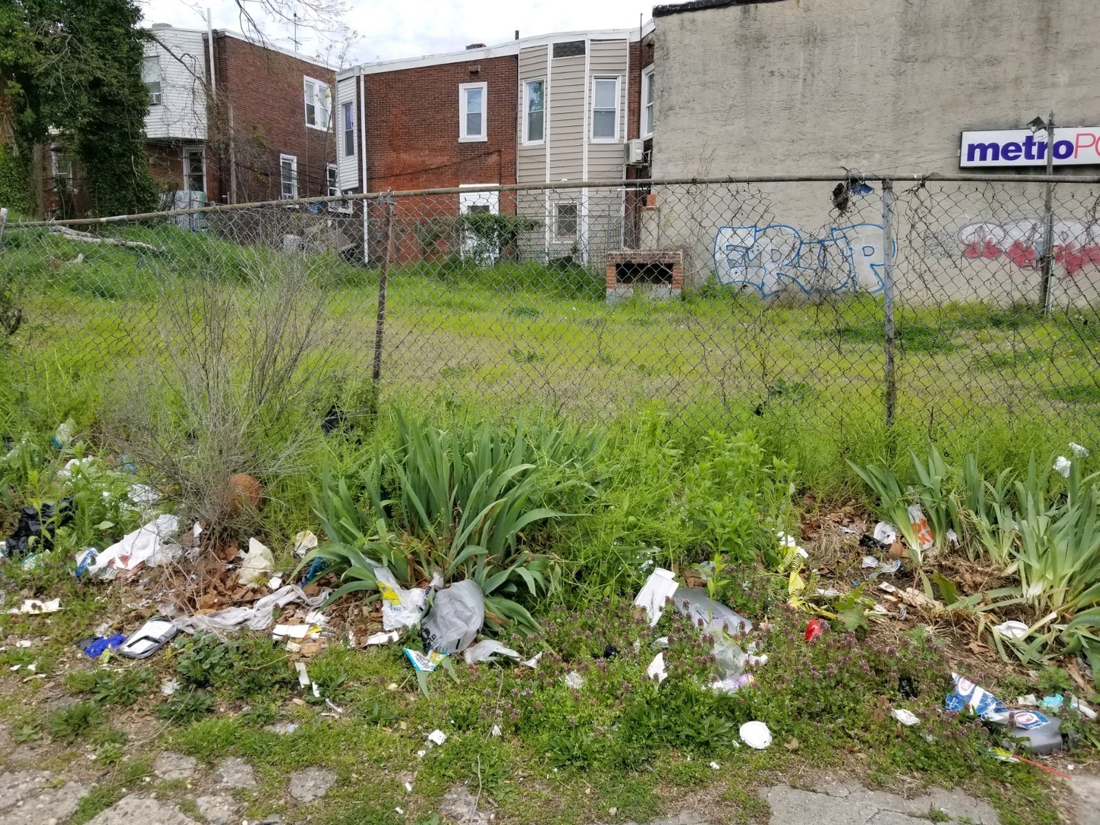 Photographic documentation of the work as submitted to the city's 311 record.
