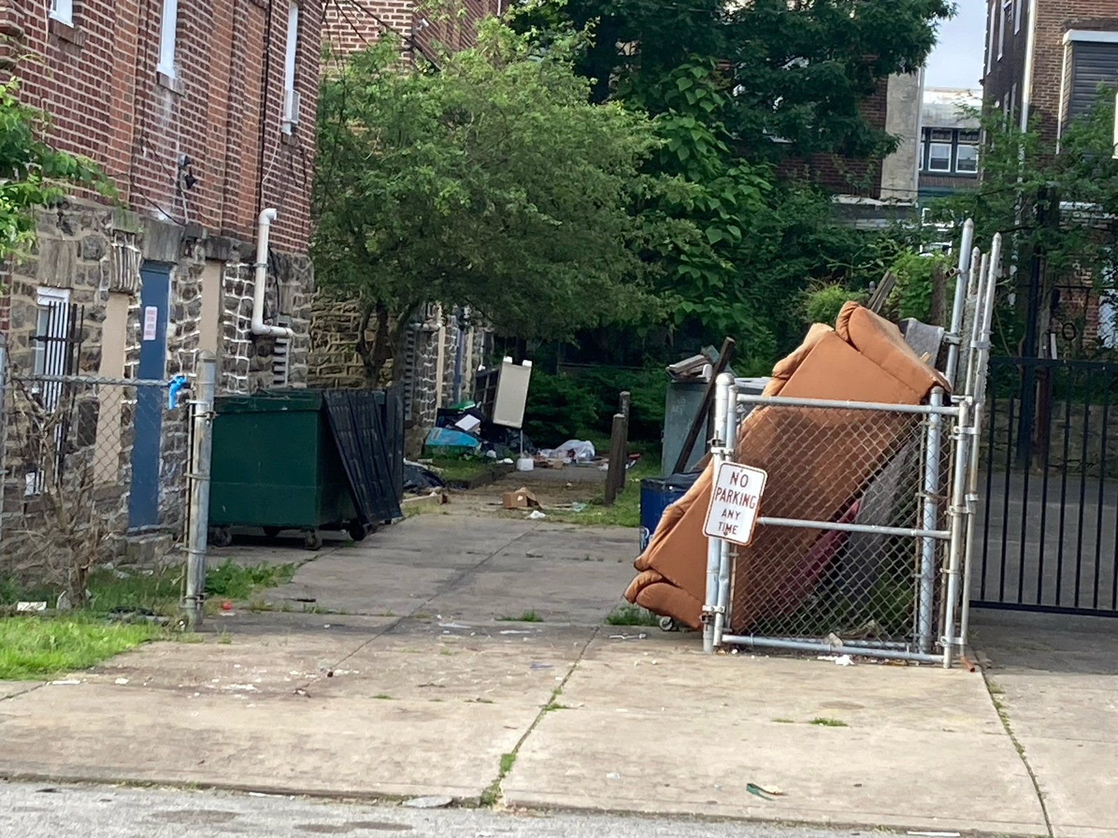 Photographic documentation of the work as submitted to the city's 311 record.