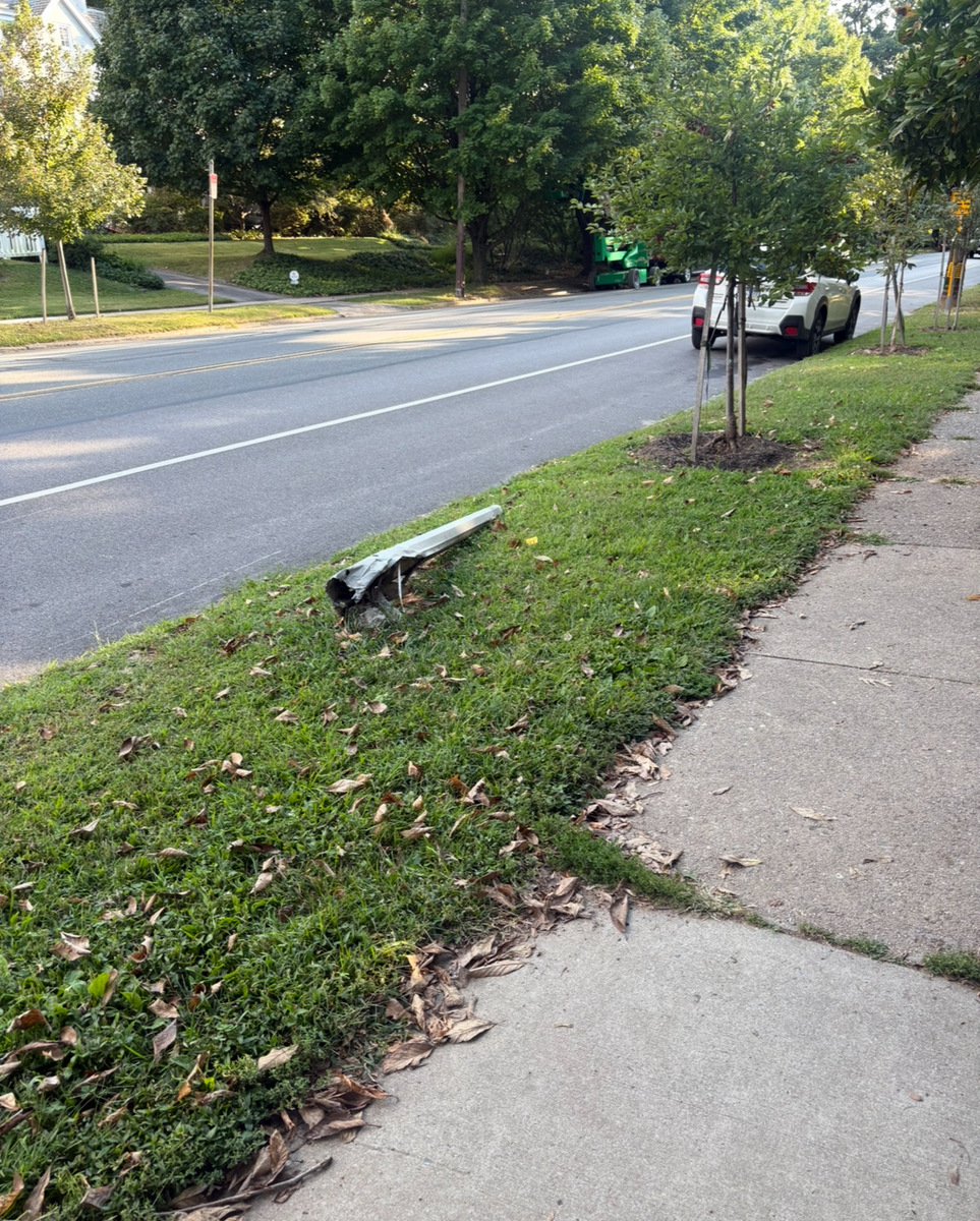 Photographic documentation of the work as submitted to the city's 311 record.