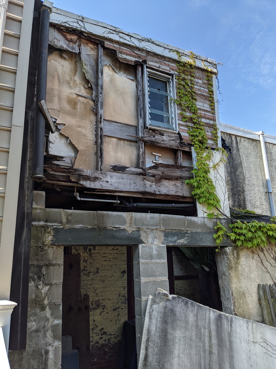 Photographic documentation of the work as submitted to the city's 311 record.