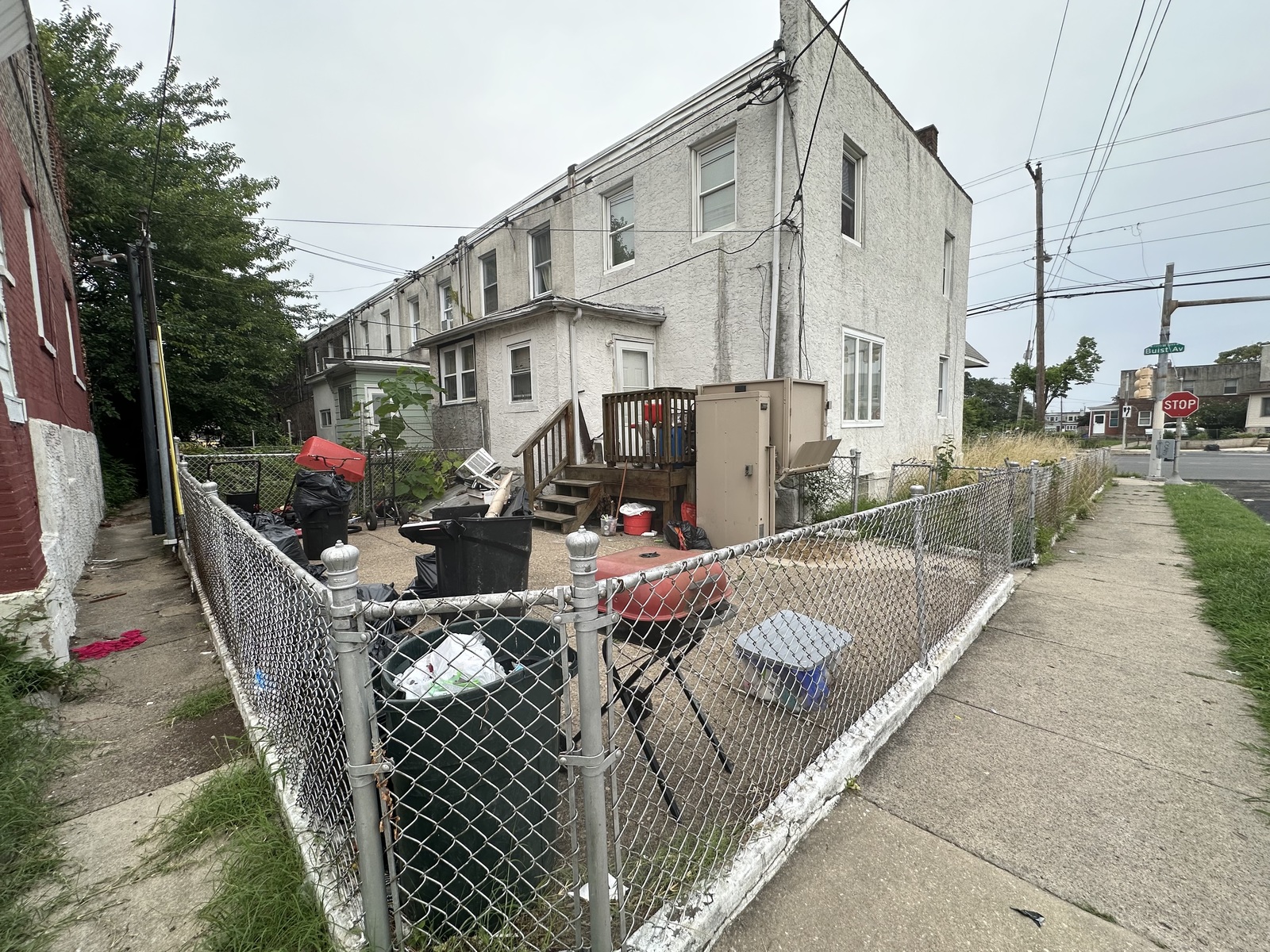 Photographic documentation of the work as submitted to the city's 311 record.