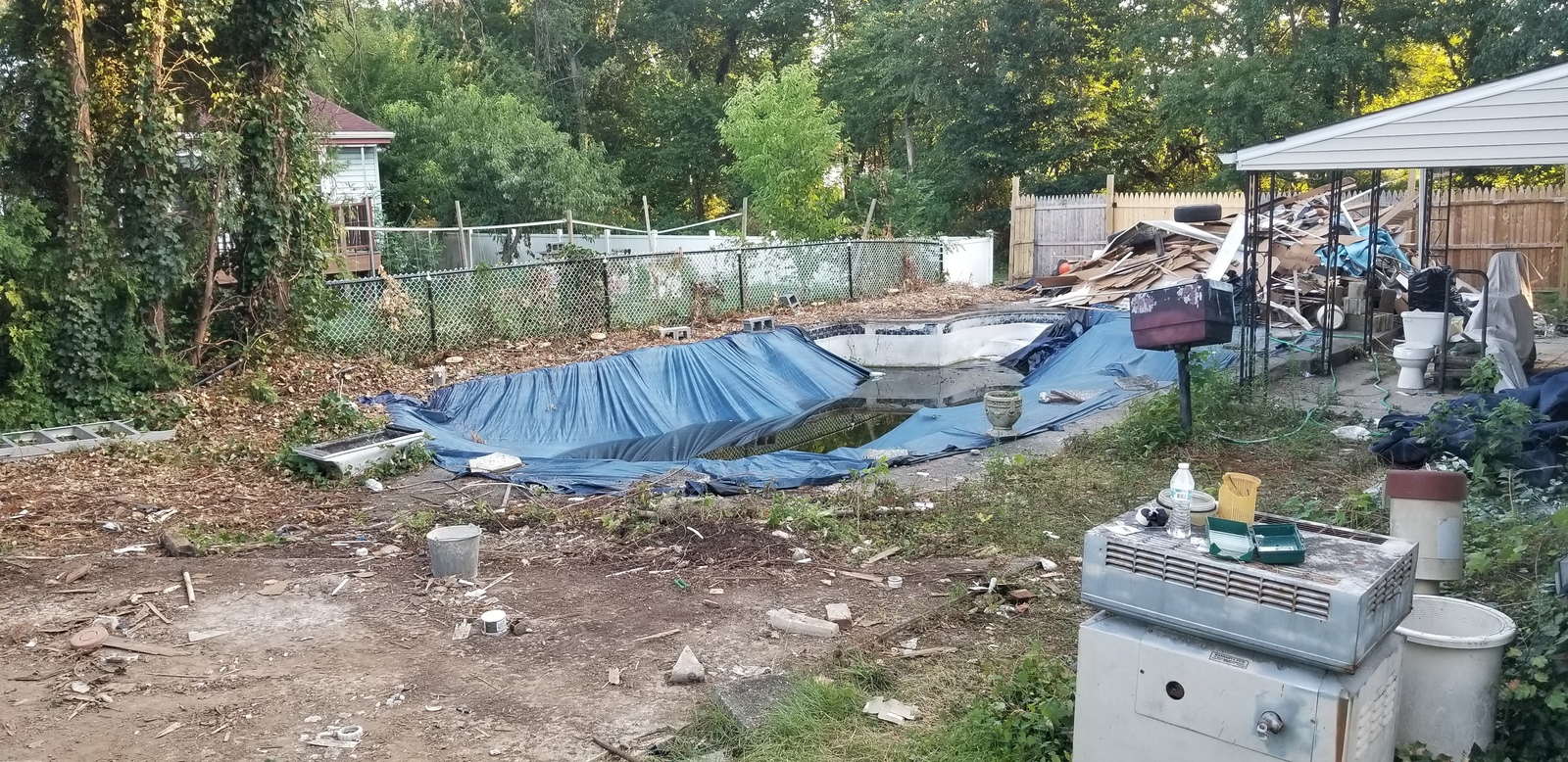 Photographic documentation of the work as submitted to the city's 311 record.