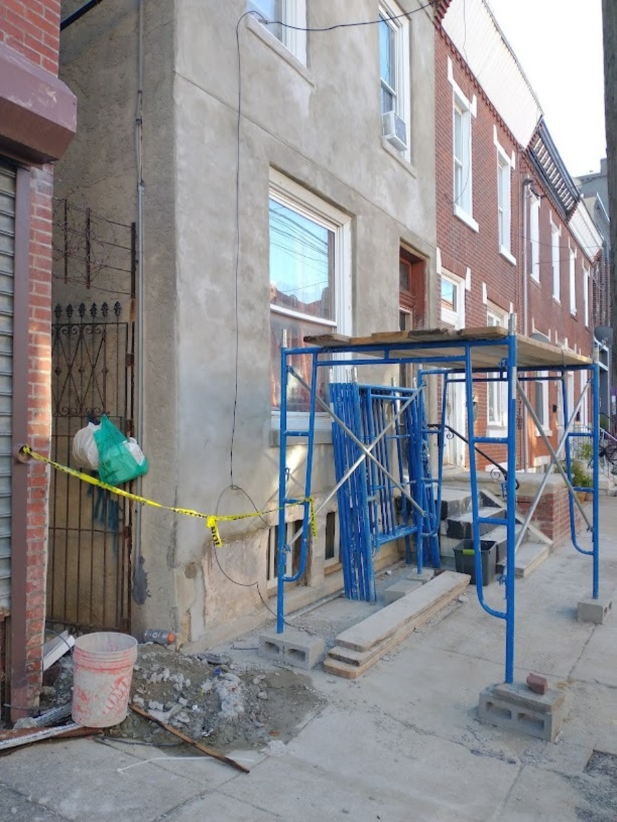 Photographic documentation of the work as submitted to the city's 311 record.