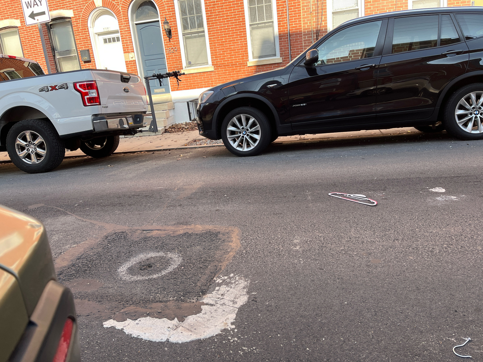 Photographic documentation of the work as submitted to the city's 311 record.
