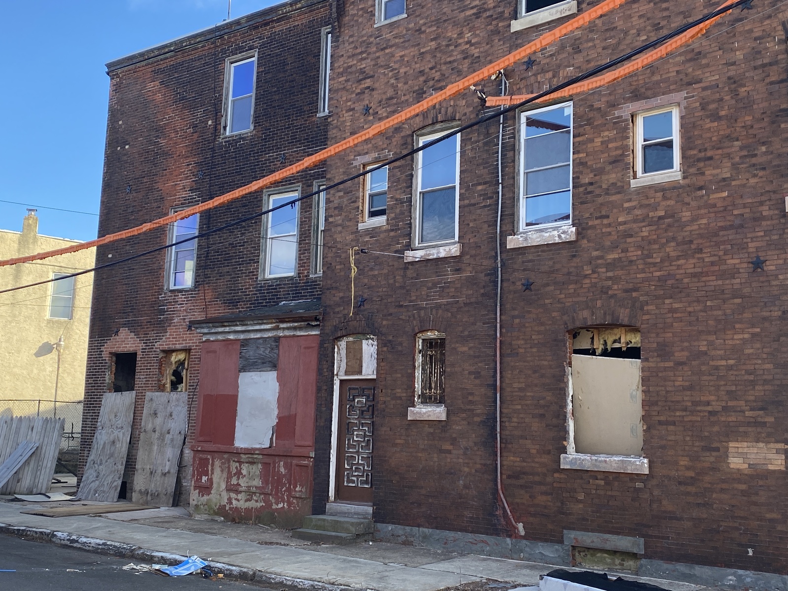 Photographic documentation of the work as submitted to the city's 311 record.