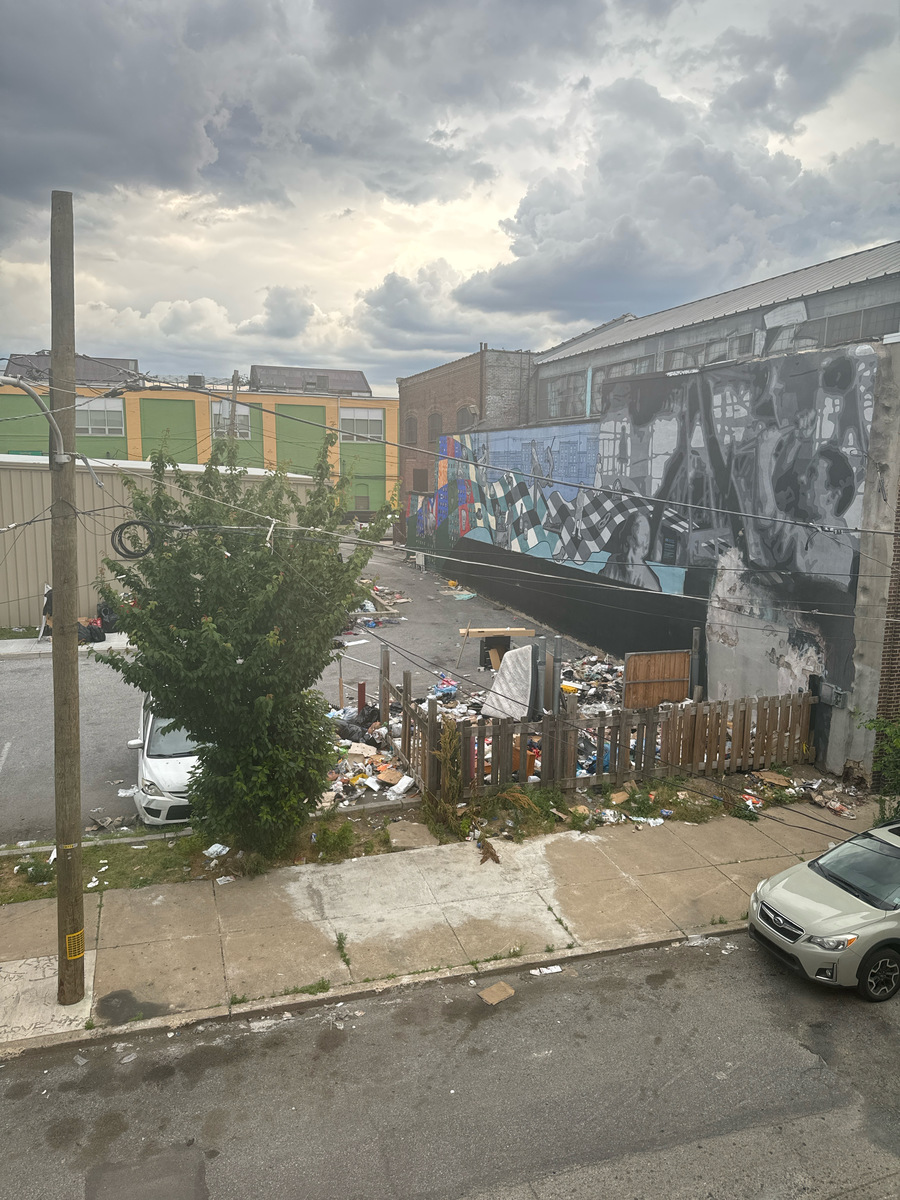 Photographic documentation of the work as submitted to the city's 311 record.