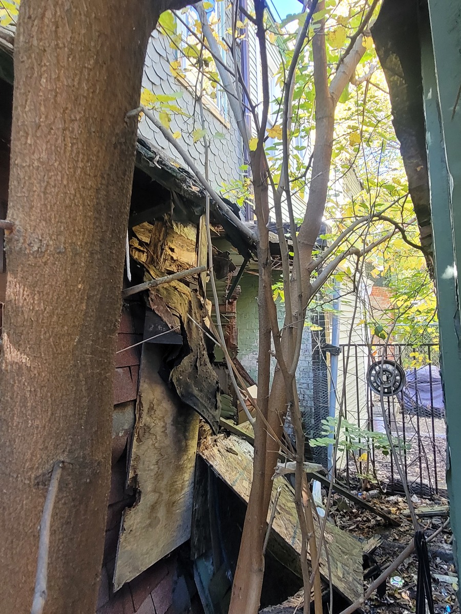 Photographic documentation of the work as submitted to the city's 311 record.