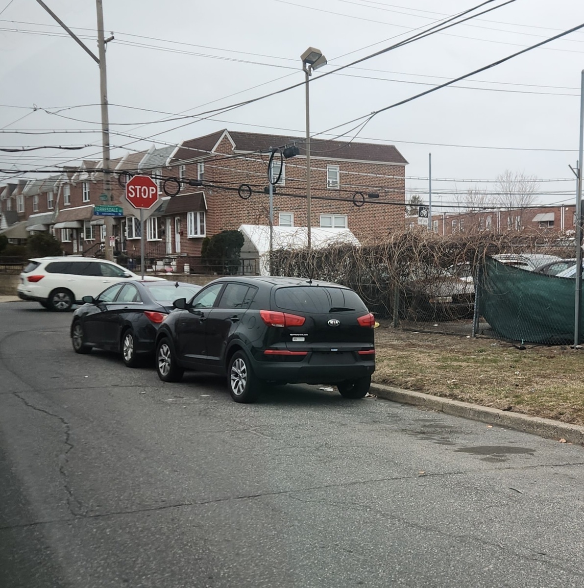 Photographic documentation of the work as submitted to the city's 311 record.