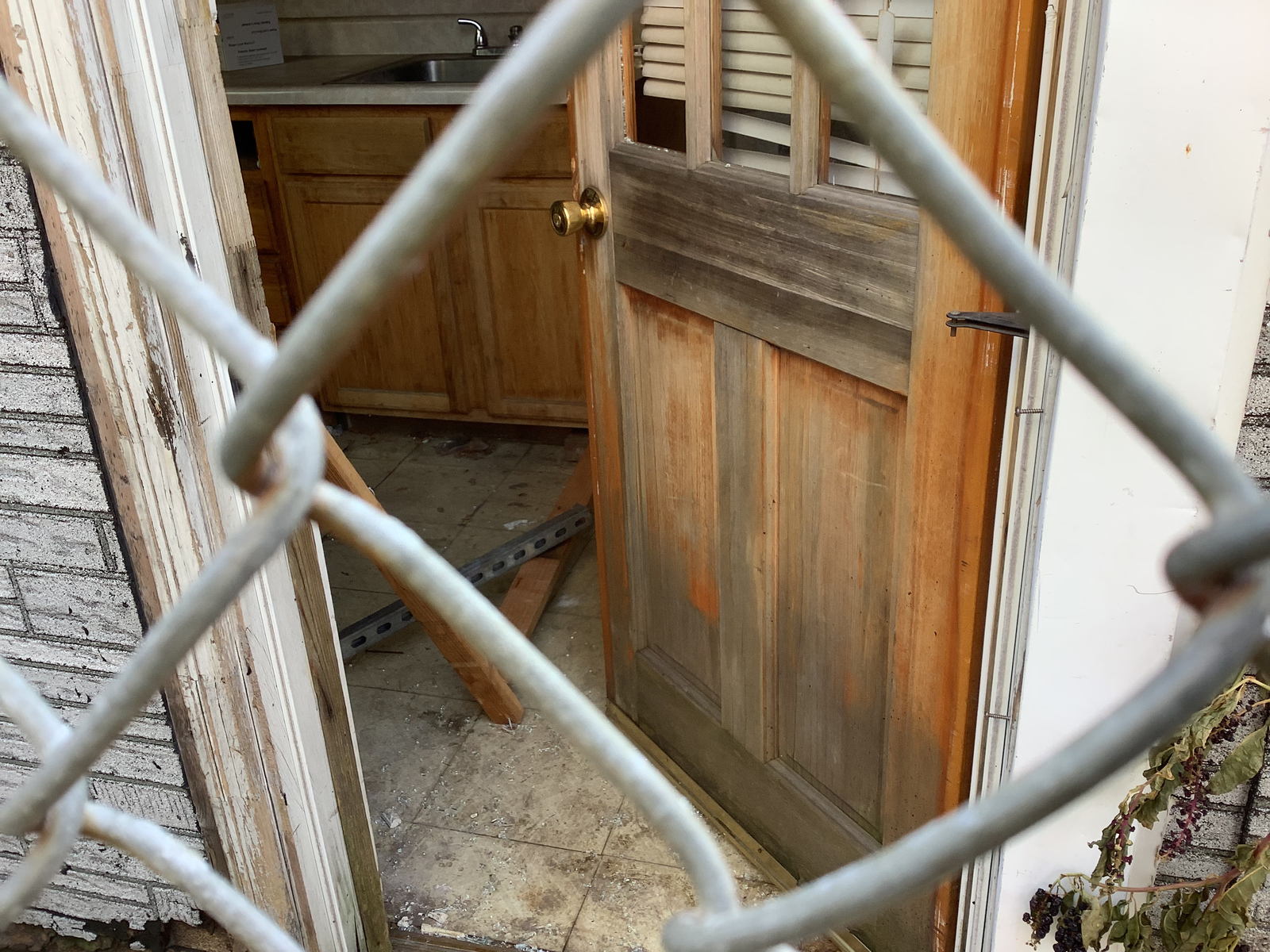 Photographic documentation of the work as submitted to the city's 311 record.