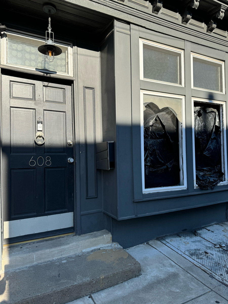 Photographic documentation of the work as submitted to the city's 311 record.