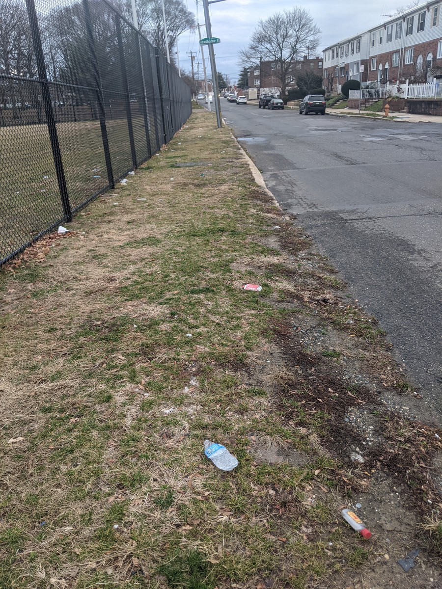 Photographic documentation of the work as submitted to the city's 311 record.