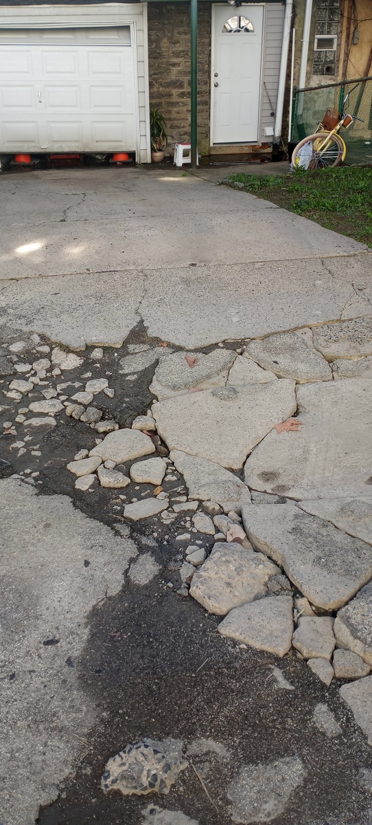 Photographic documentation of the work as submitted to the city's 311 record.