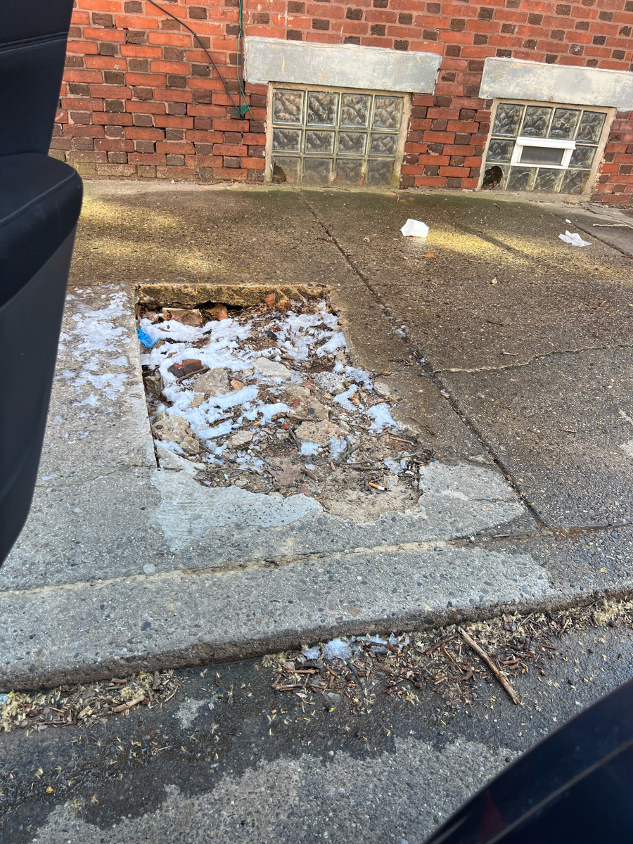 Photographic documentation of the work as submitted to the city's 311 record.