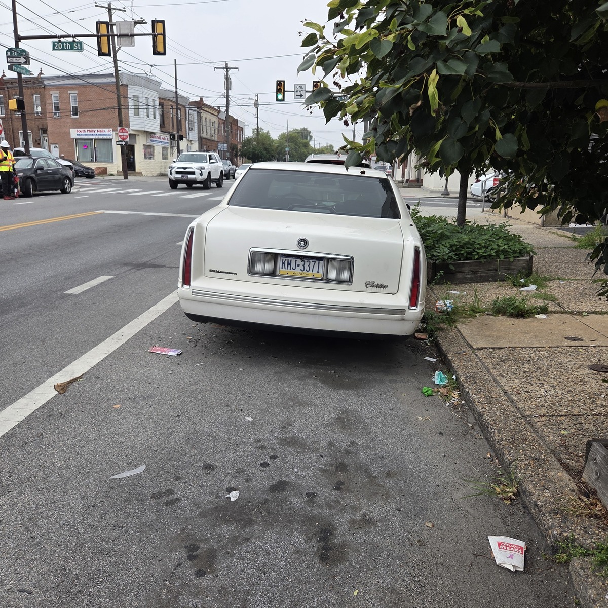 Photographic documentation of the work as submitted to the city's 311 record.
