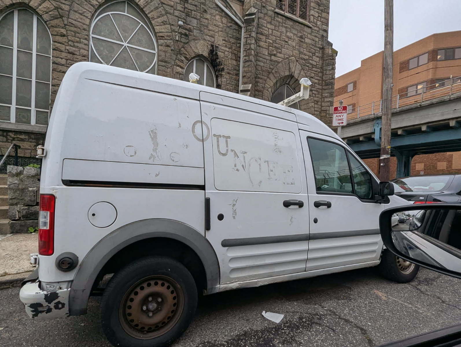 Photographic documentation of the work as submitted to the city's 311 record.