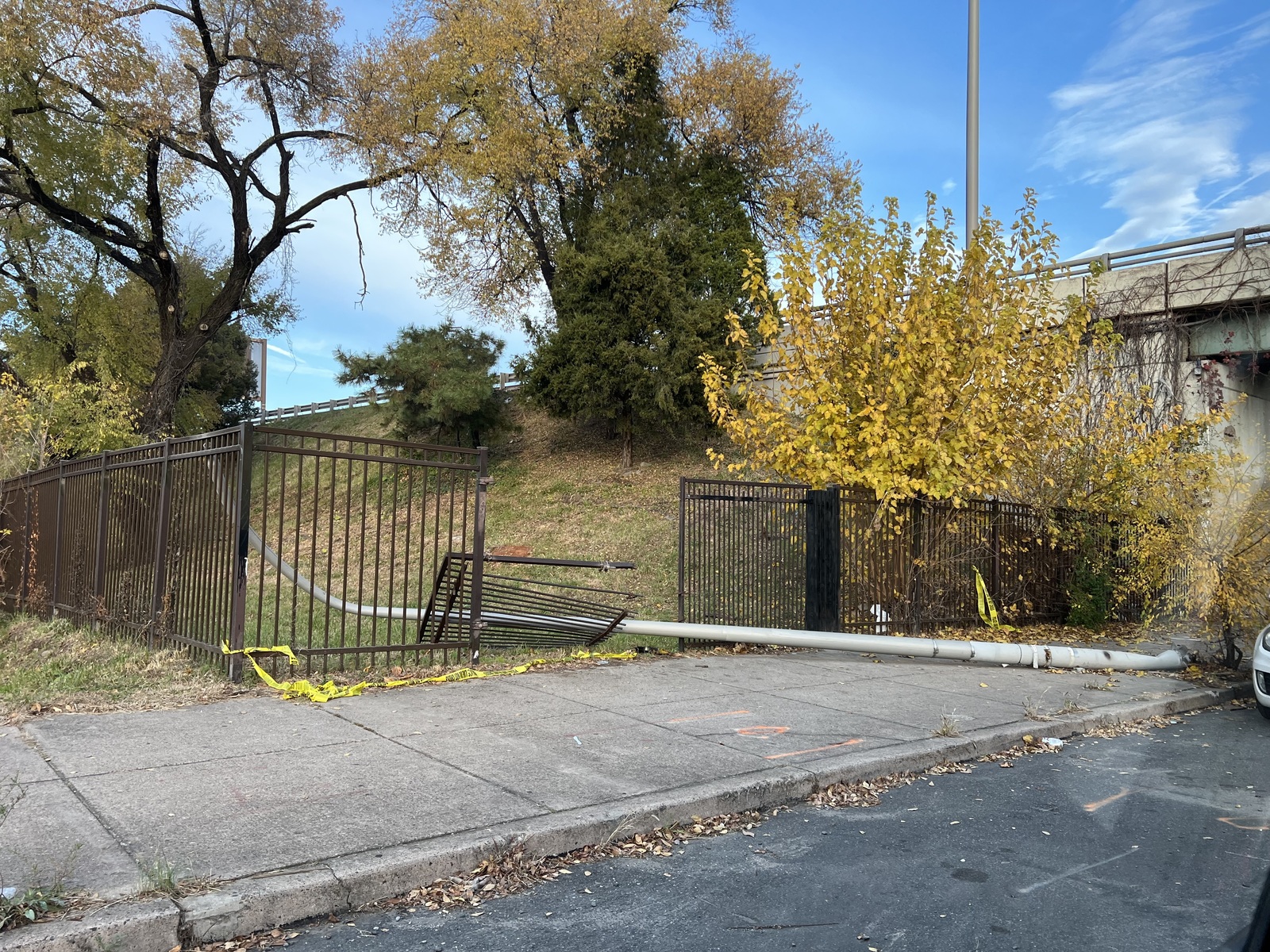 Photographic documentation of the work as submitted to the city's 311 record.