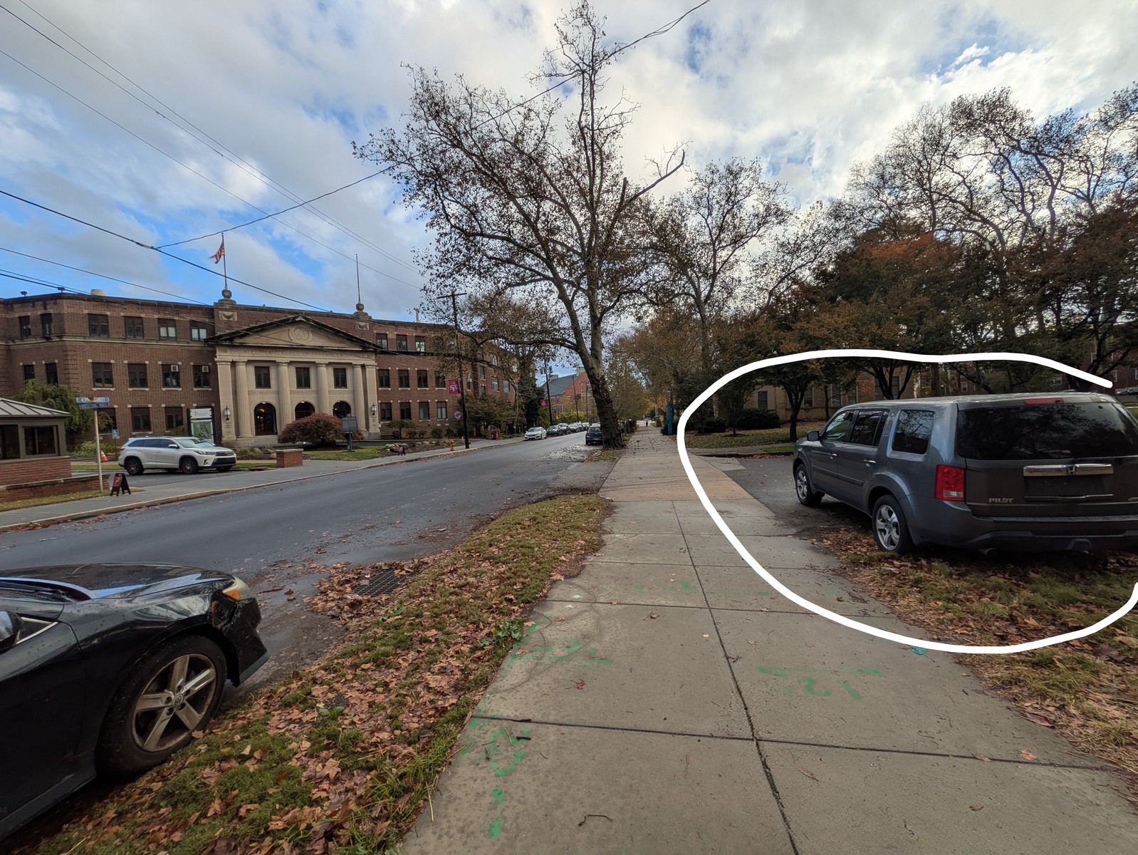 Photographic documentation of the work as submitted to the city's 311 record.