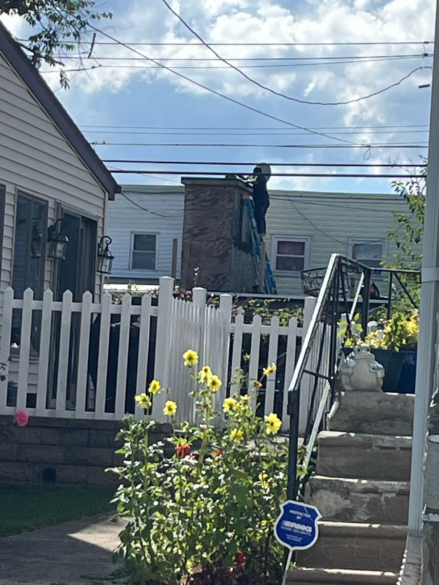 Photographic documentation of the work as submitted to the city's 311 record.