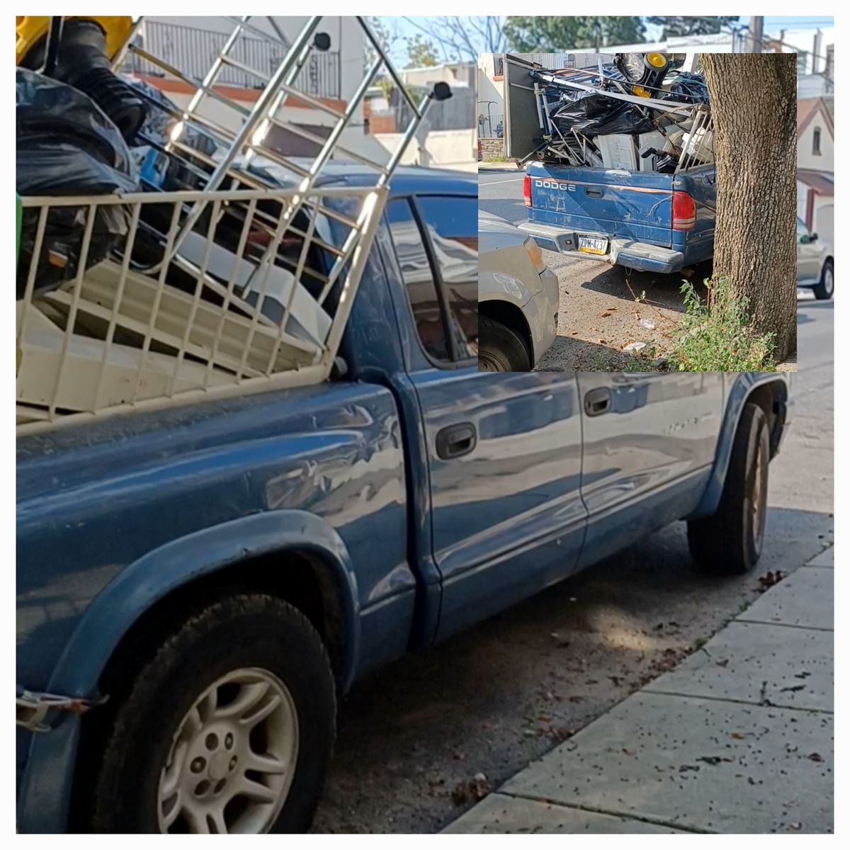 Photographic documentation of the work as submitted to the city's 311 record.
