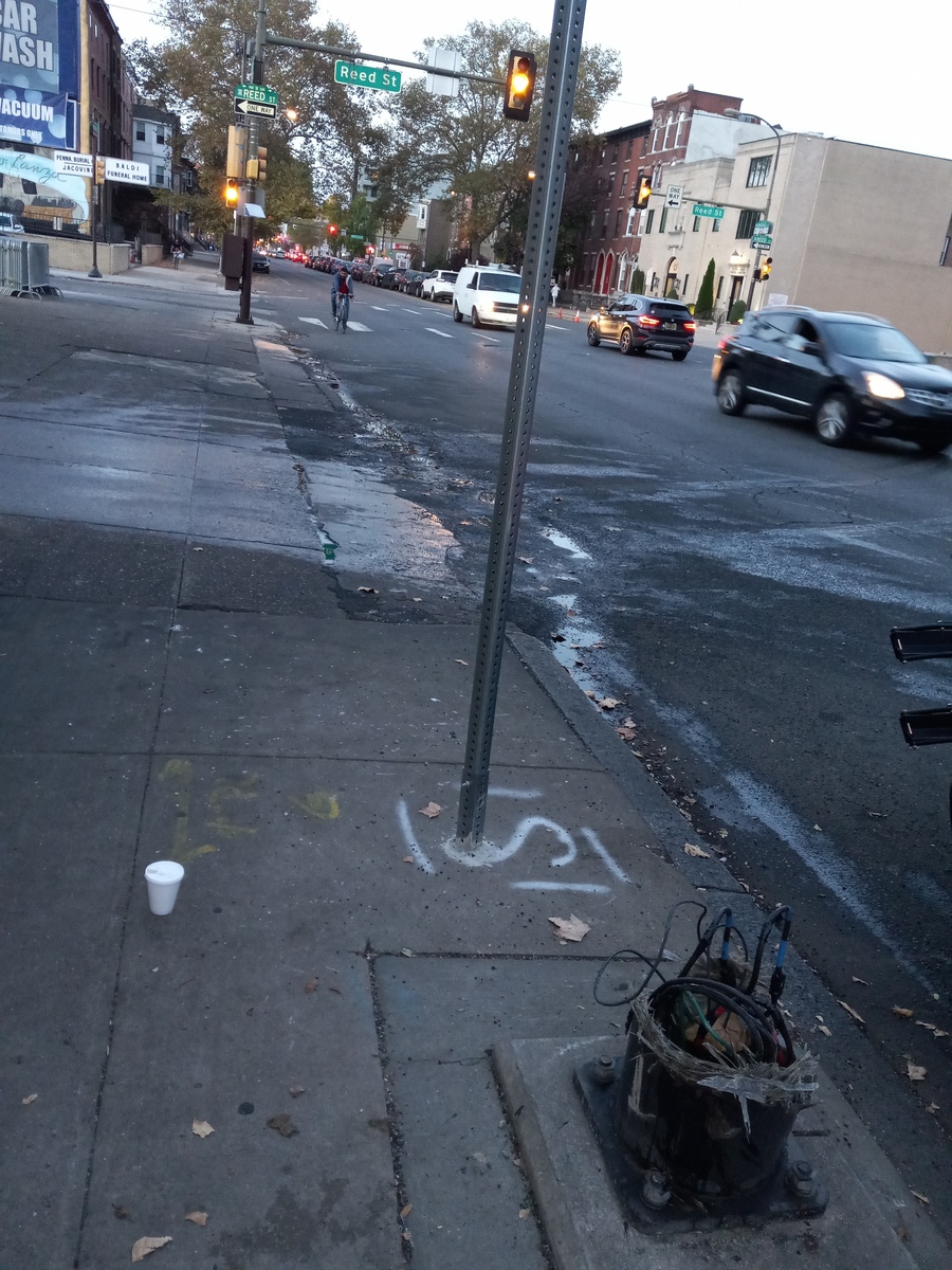 Photographic documentation of the work as submitted to the city's 311 record.