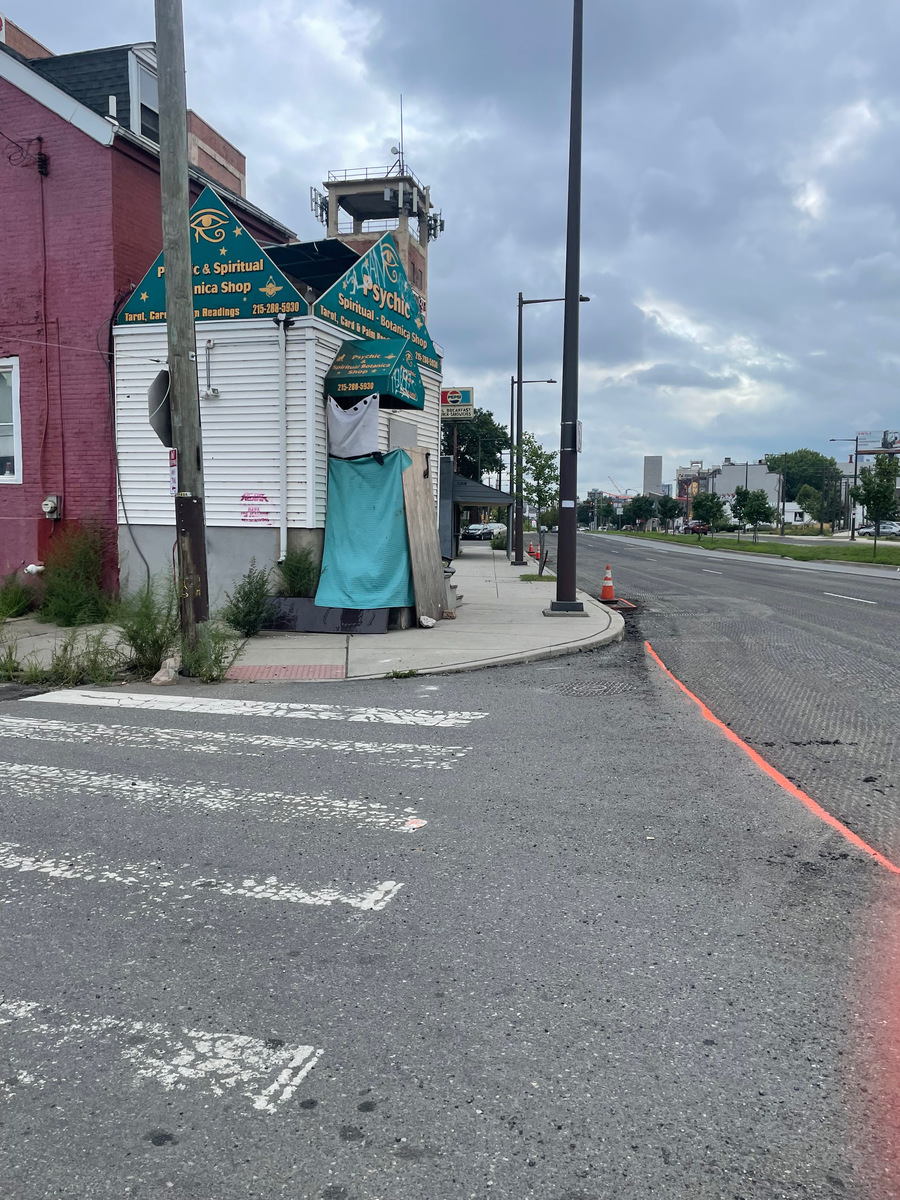 Photographic documentation of the work as submitted to the city's 311 record.