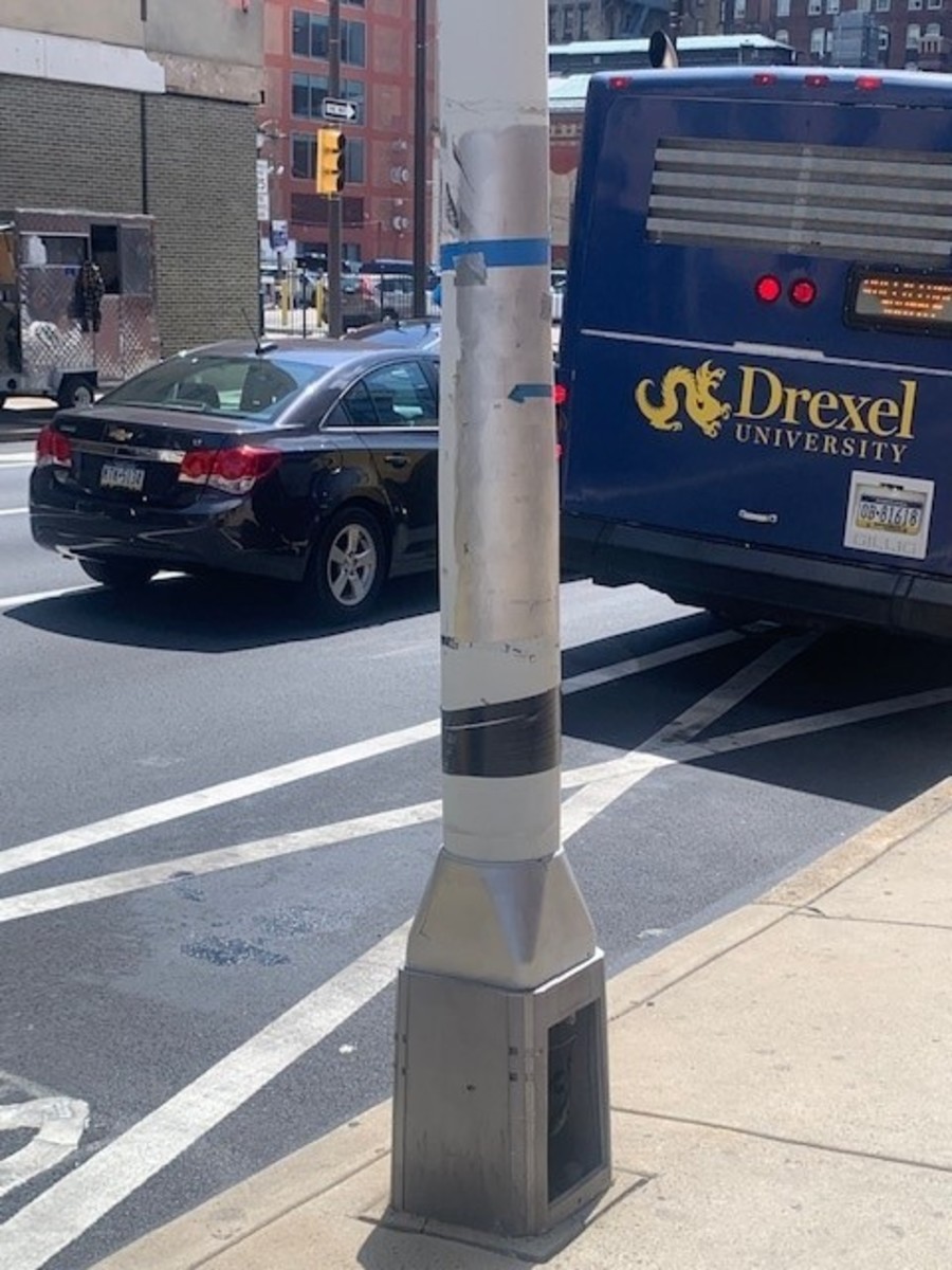 Photographic documentation of the work as submitted to the city's 311 record.
