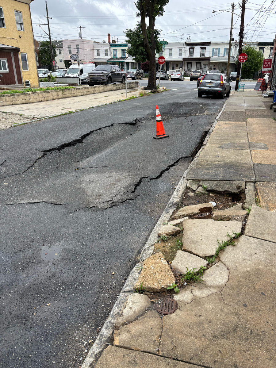 Photographic documentation of the work as submitted to the city's 311 record.