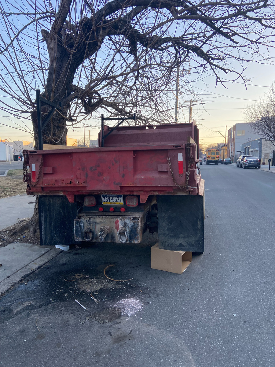 Photographic documentation of the work as submitted to the city's 311 record.