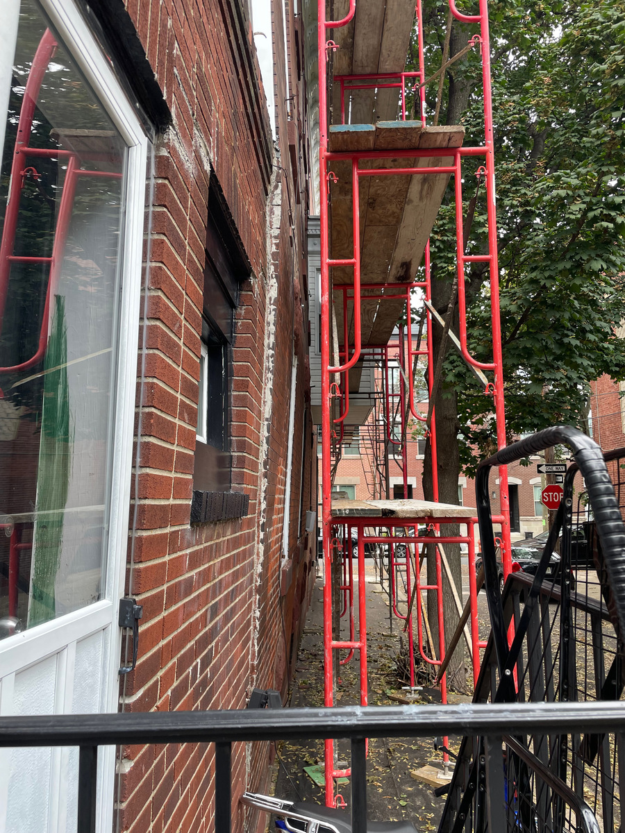 Photographic documentation of the work as submitted to the city's 311 record.