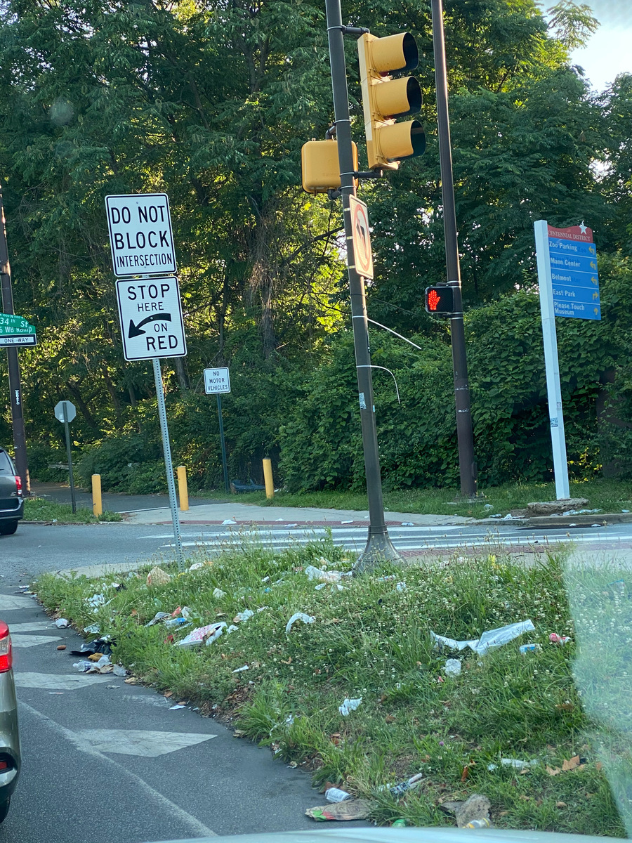 Photographic documentation of the work as submitted to the city's 311 record.