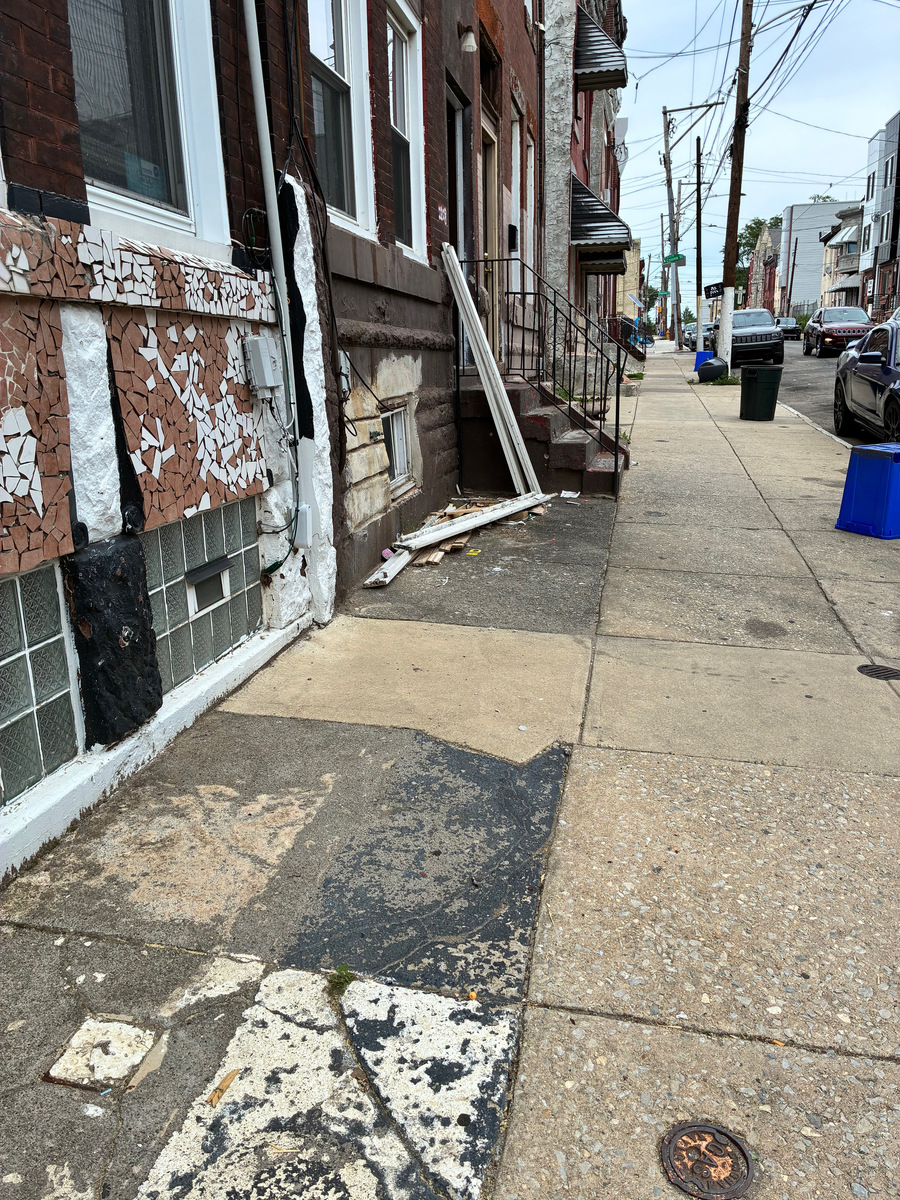 Photographic documentation of the work as submitted to the city's 311 record.